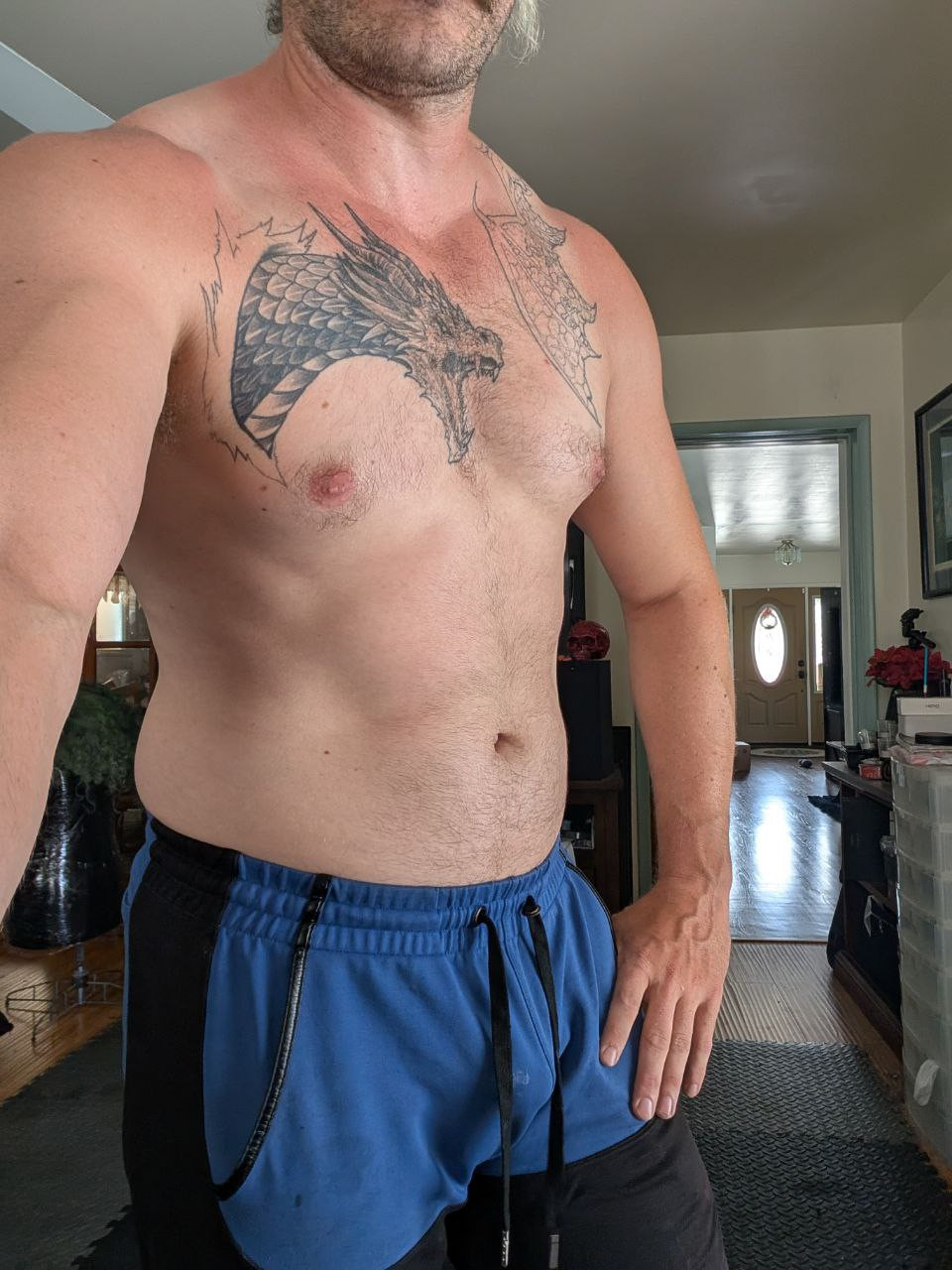 Big Dog Feeling Shapley after his rest day.  Now To Practice a dance for tonight!